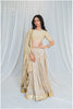 Shades Of Lampi - Crush Silk Sona Lampi Outfit - Beige