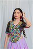 Shades of Mirror - Long Multi Top - Black