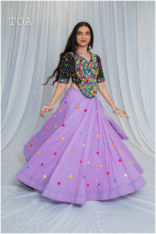 Shades of Thread - Multi Tread Dots - Lilac