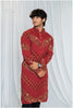 Shades Of Ajrakh - Alternate Zag - Maroon