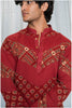 Shades Of Ajrakh - Alternate Zag - Maroon