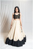 Beige & Black Skirt Only