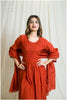 Beautiful Rust Linen-Colored Suit