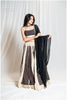 Beige To Black Ajrakh Grace Outfit