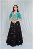 Shades of Thread - Multi Tread Dots - Black