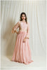 Peachish Peach Long Dress