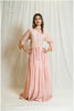 Peachish Peach Long Dress