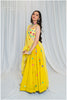 Shades Of Mirror - Random Multi Mirror Work Outfit - Lime Yellow