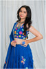 Shades Of Mirror - Multi Mirror Work SP Top - Blue