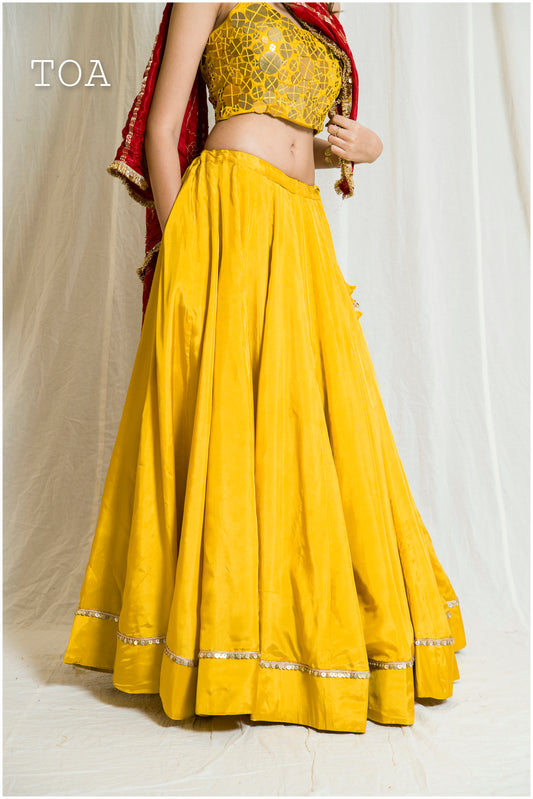 Tamba Twirl Skirt Yellow