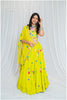 Shades Of Mirror - Random Multi Mirror Work Outfit -Lime Green