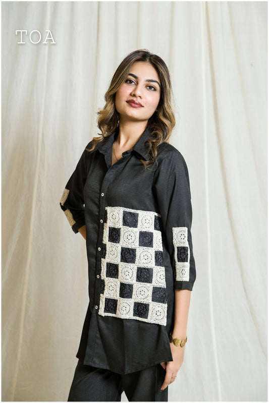Festive co-ord Black