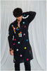 Shades Of Mirror - Random Multi Mirror Kurta - Black