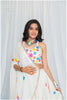 Shades Of Mirror - Multi Mirror Work Dupatta - Off White
