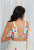 Shades Of Mirror - Multi Mirror Work SP Top - Off White