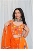 Shades Of Mirror - Random Multi Mirror Work Outfit - Orange
