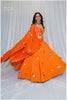 Shades Of Mirror - Multi Mirror Work Dupatta - Orange