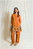Festive co-ord Chanderi Mustard