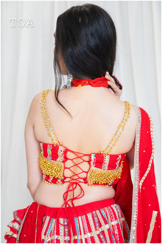 Shades of Border - SP Top - Red