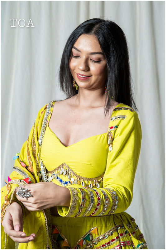 Taam Jham 3.O FL Lime Green Top