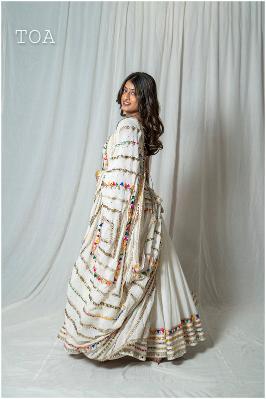 Taam Jham Dupatta Off White