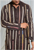 Shades Of Borders - BKD 1.O Kurta - Brown