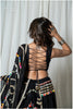 Black ZigZag Zariya Skirt Set