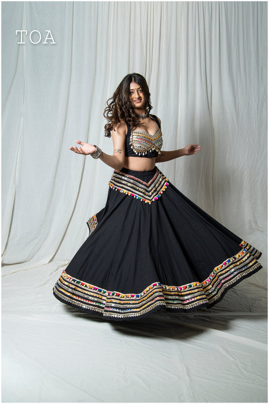 Taam Jham 3.O Skirt Black