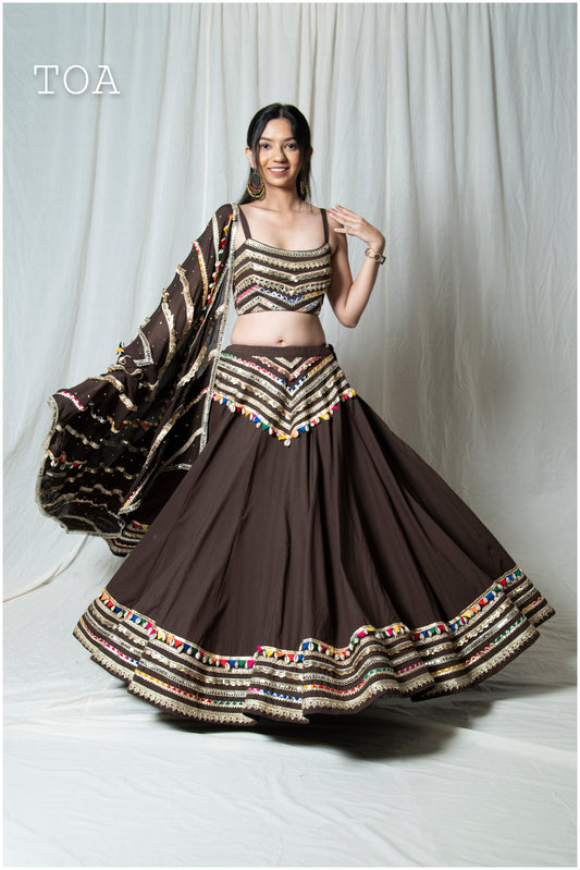 Taam Jham 3.O Skirt Coffee