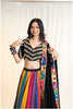 Multi Bandhani Cotton Set - Black EL