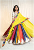 Multi Bandhani Cotton Set - Off White EL