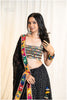 Penta Multi Bandhani Georgette Set - Black SL
