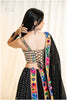 Penta Multi Bandhani Georgette Set - Black SL