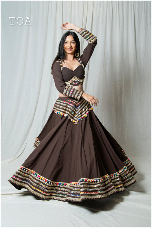 Taam Jham 3.O Skirt Coffee