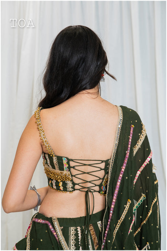 Shades of Border - SP Top - Green