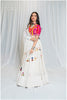 Shades Of Mirror - 3 Dots Multi Mirror Work Outfit - Off White