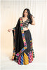 Penta Multi Bandhani Georgette Set - Black EL
