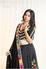 Penta Multi Bandhani Georgette Set - Black EL