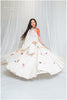 Shades Of Mirror - 3 Dots Multi Mirror Work Outfit - Off White