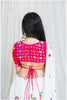 Shades Of Mirror - 3 Dots Multi Mirror Work Outfit - Off White