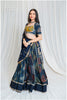Shades Of Ajrakh Collection- Indigo Ajrakh Gamthi Outfit - E L