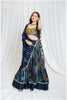 Shades Of Ajrakh Collection- Indigo Ajrakh Gamthi Outfit - E L