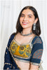 Shades Of Ajrakh Collection- Indigo Ajrakh Gamthi Outfit - E L