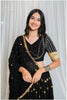 Shades Of Mirror - Sequin Sitara Golden Mirror & Lampi Outfit - Black