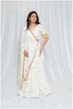 Shades Of Mirror - Sequin Sitara Golden Mirror & Lampi Outfit - Off White