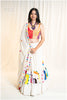 Pop Up Mirror Work Dupatta - Off White