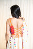 PoP Up Real Mirror Hand Work Blouse Orange