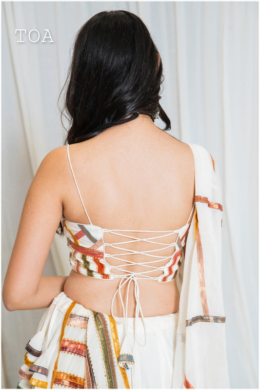 Shades Of Lampi - Matrix Top - Off White SP