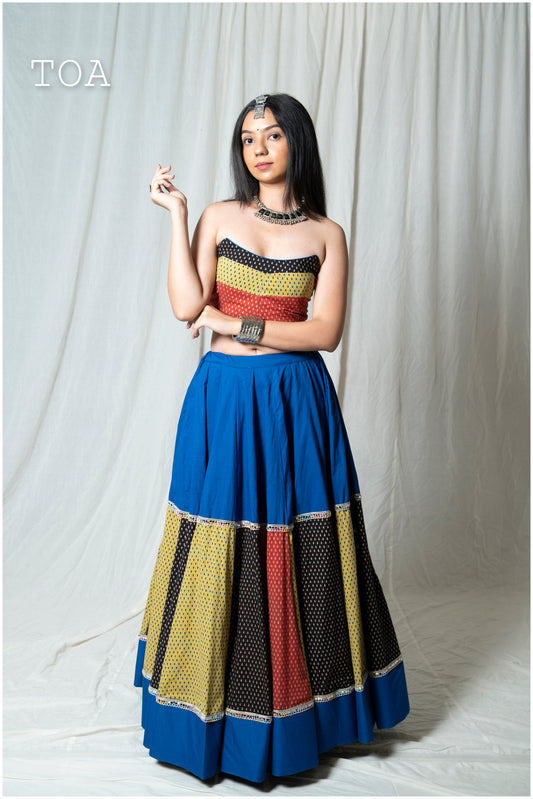 Twirl & Drop Skirt Only - Royal Blue