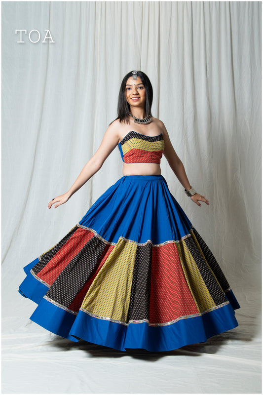 Twirl & Drop Skirt Only - Royal Blue